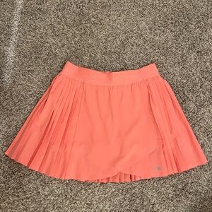 ALO Yoga Vibrant Coral Tennis Skirt